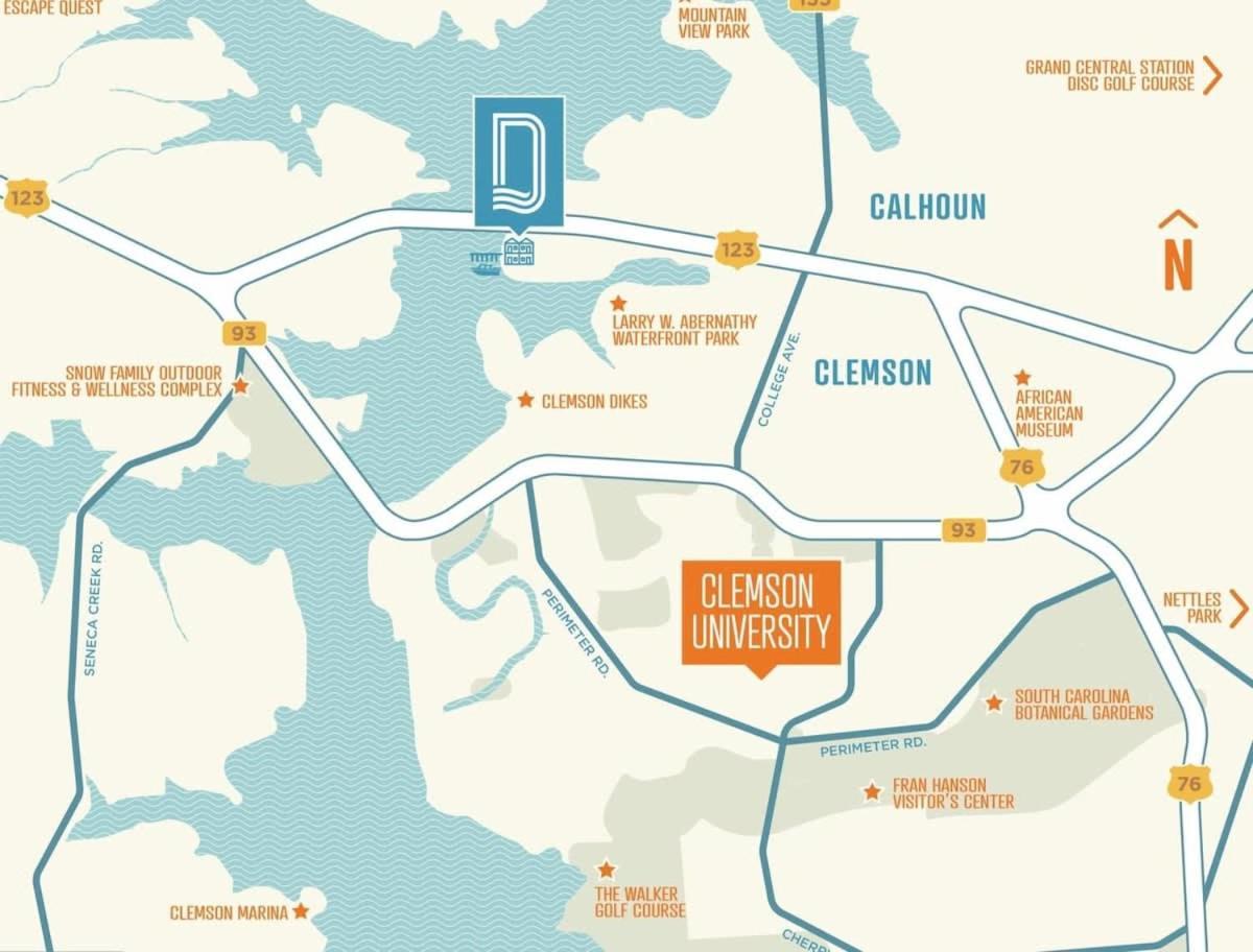 Near Cu And Minutes To Dt Gym Pool Hammock Lejlighed Clemson Eksteriør billede